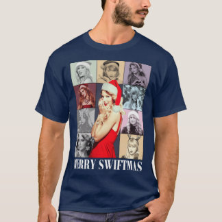 Camiseta Ten una Swiftmas Feliz Feliz Swiftmas chico