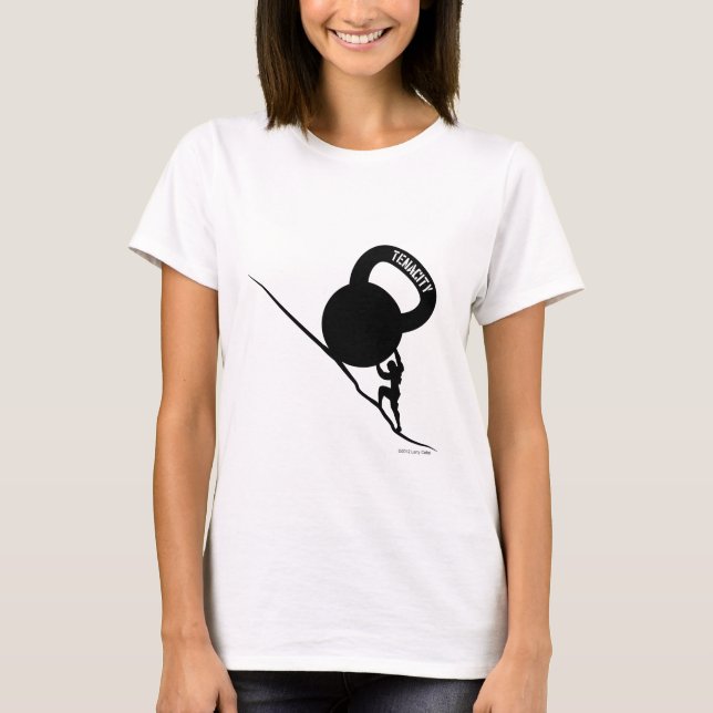 Camiseta Tenacidad de Sisyphus KettleBell (Anverso)