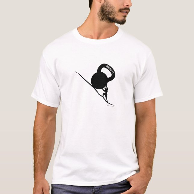 Camiseta Tenacidad de Sisyphus KettleBell (Anverso)