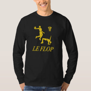 Camiseta Tendencia Anti Flopping Diseño Leflop Fake Hurt