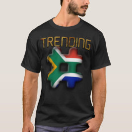 Camiseta Tendencia Bandera Sudafricana Casual Fashion Tee T