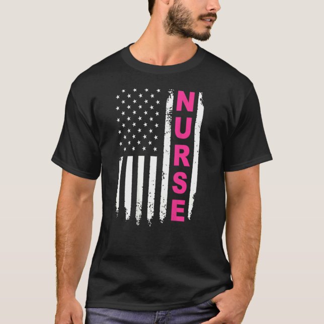 Camiseta Tendencia Caliente Orgullosa De Ser Enfermera Esta (Anverso)