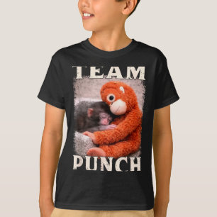Camiseta Tendencia de meme de golpe de mono bebé equipo gol