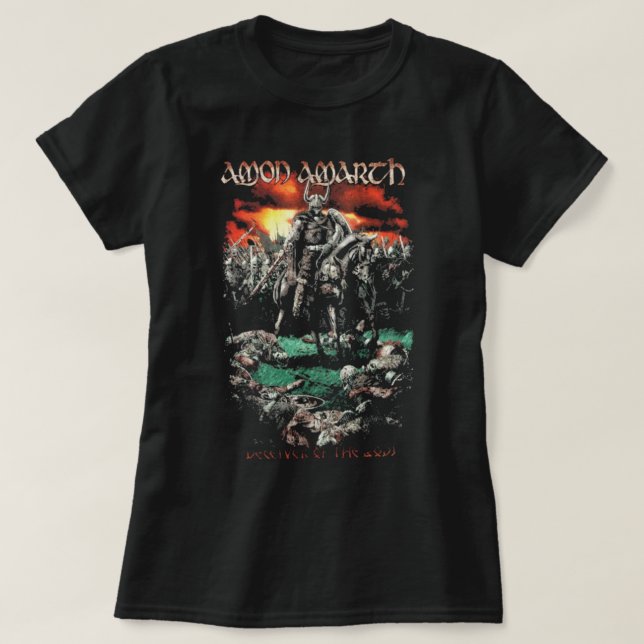 Camiseta Tendencia de Ready For War Amon Amarth (Diseño del anverso)