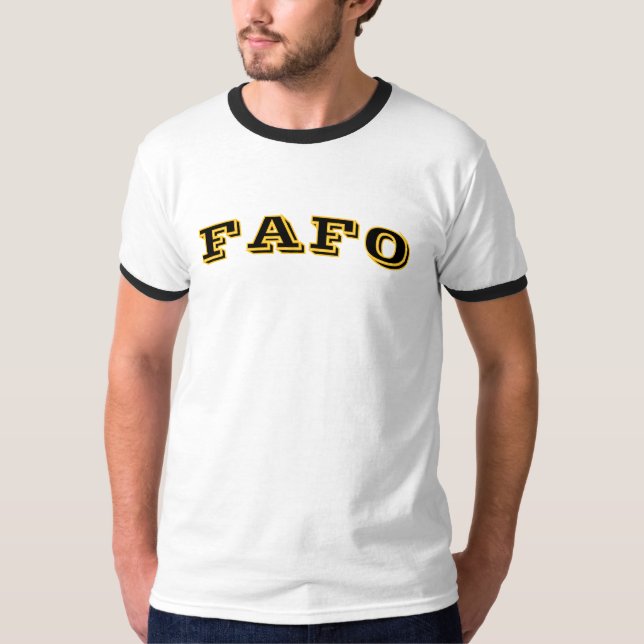 Camiseta Tendencia FAFO - Joder por ahí y descubrir la cami (Anverso)