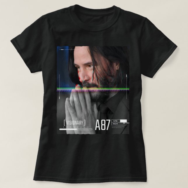 Camiseta Tendencia Keanu Art Recupera Regalos Para Los Fans (Diseño del anverso)