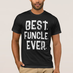 CAMISETA TENDENCIA MEJOR FUNCLE ALGUNA VEZ TYPOGRAPHY BLANC