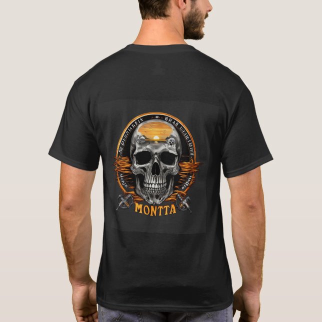Camiseta Tendencias del hilo: "playa de monta" (Reverso)