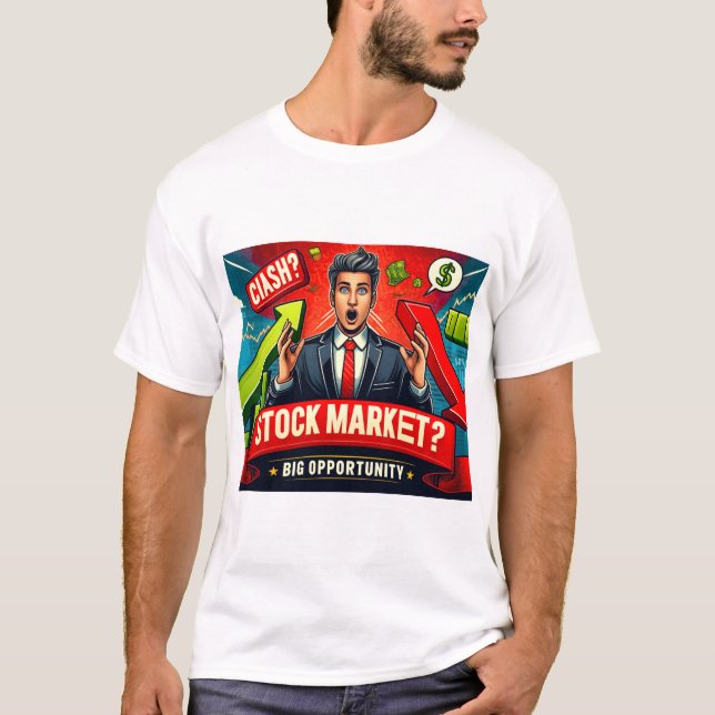 Camiseta Tendencias del mercado de valores (Anverso)