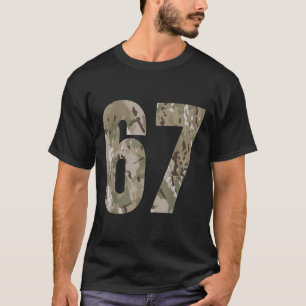 Camiseta Tendencias Gen Alpha Seis Siete 6 7 Meme Cam Multi