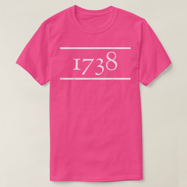 Camiseta Tendencias musicales de 1738 (Diseño del anverso)