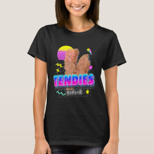 Camiseta Tendies Vaporwave 80's Chicken Tenders japonés Kan