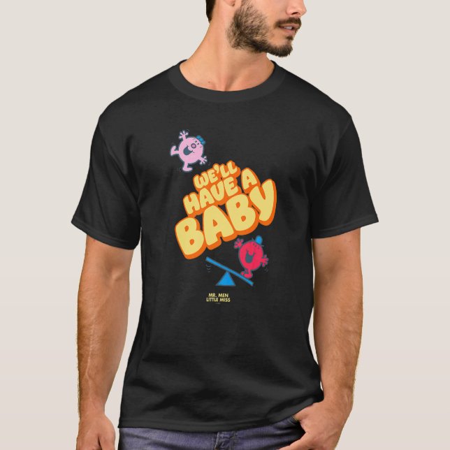 Camiseta Tendremos un Fiesta de Baby Shower para bebés (Anverso)