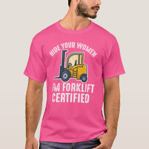 Camiseta Tenedor de Cita Divertida Operador Certificado de