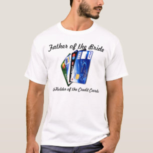 Camiseta Tenedor de las tarjetas de crédito