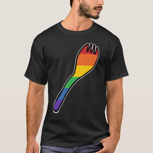 CAMISETA ¡TENEDOR DE LLUVIA! (Anverso)