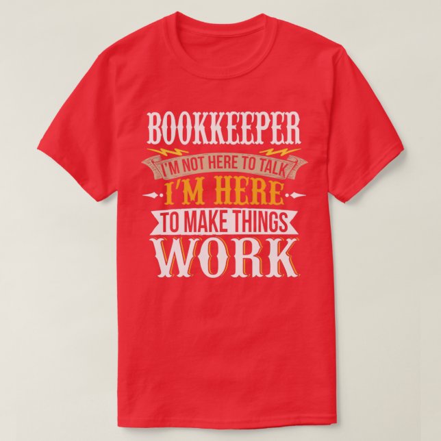 Camiseta Tenedor del libro que no estoy aquí para hablar qu (Diseño del anverso)