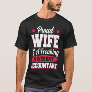 Camiseta Tenedora de Libros Contabilidad Contador Esposa