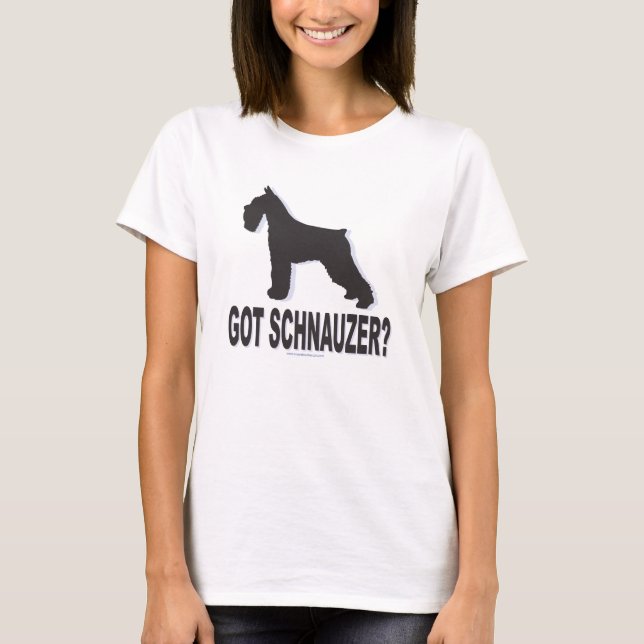 Camiseta ¡Tenemos a Schnauzer! (Anverso)