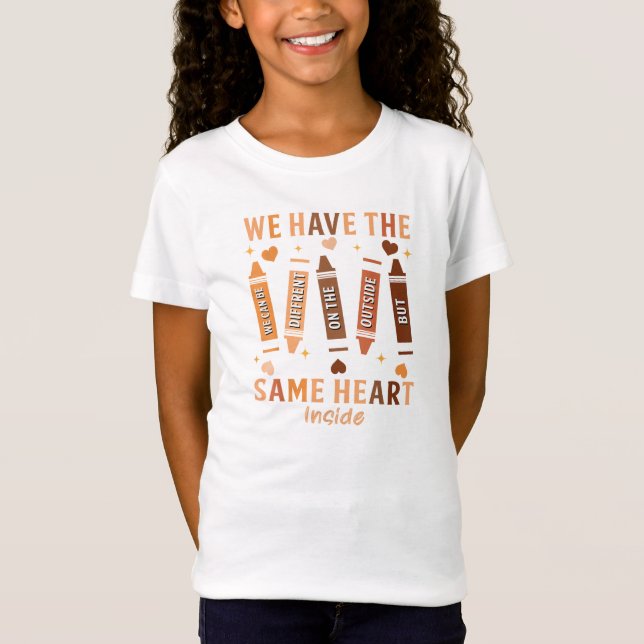 Camiseta Tenemos el mismo corazón (Anverso)