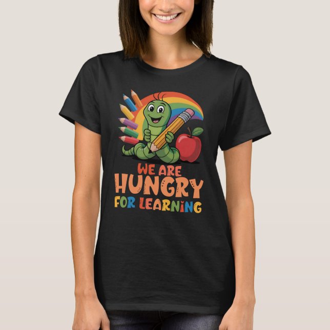 Camiseta Tenemos Hambre de Aprender (Anverso)