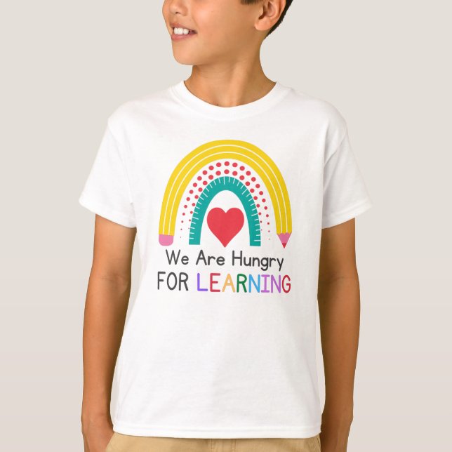 Camiseta Tenemos Hambre de Aprender (Anverso)