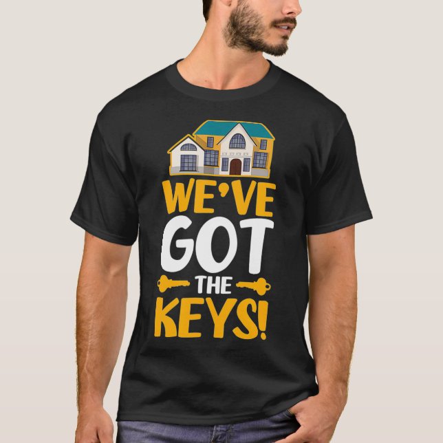 Camiseta Tenemos las llaves Orgullosos nuevos propietarios  (Anverso)