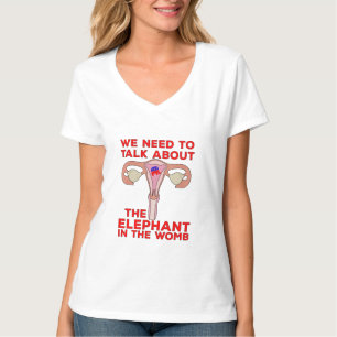 Camiseta Tenemos que hablar del elefante en el útero