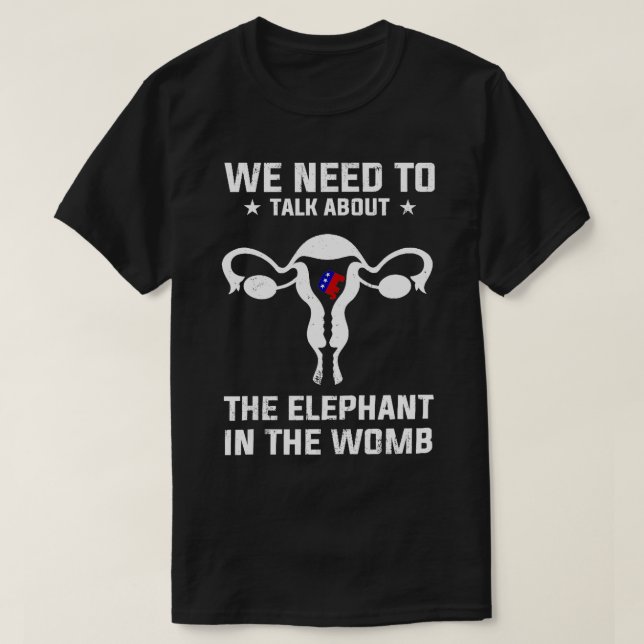 Camiseta Tenemos Que Hablar Del Elefante En El Vientre Pere (Diseño del anverso)