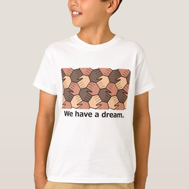 Camiseta Tenemos un sueño. (Anverso)