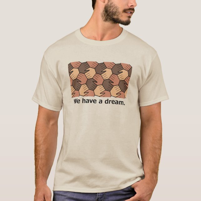 Camiseta Tenemos un sueño. (Anverso)