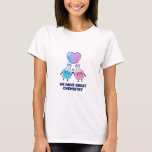 Camiseta Tenemos una Química Genial San Valentín de Ciencia