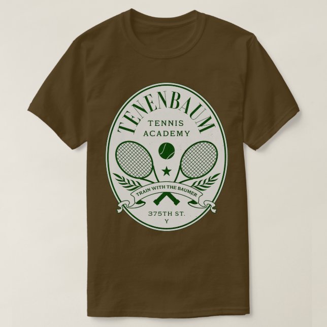 Camiseta Tenenbaum Tennis Academy Train con Baumer (Diseño del anverso)