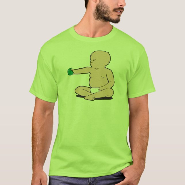 CAMISETA TENENCIA APPLE DEL BRAZO DEL BEBÉ (Anverso)