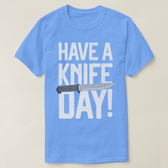Camiseta Tener Colectores De Cocina De Knife Day Colección  (Diseño del anverso)