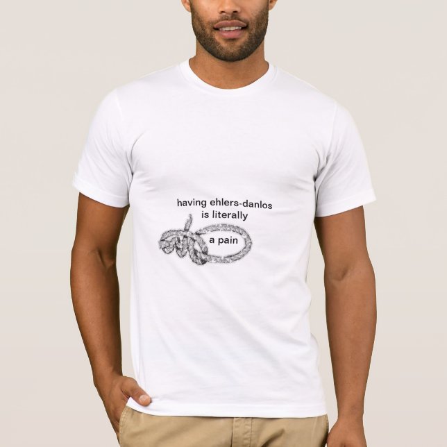 Camiseta tener eds es literalmente un dolor (Anverso)