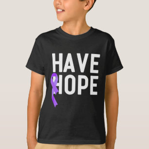 Camiseta Tener Esperanza Cinta Púrpura Exceso De Conciencia