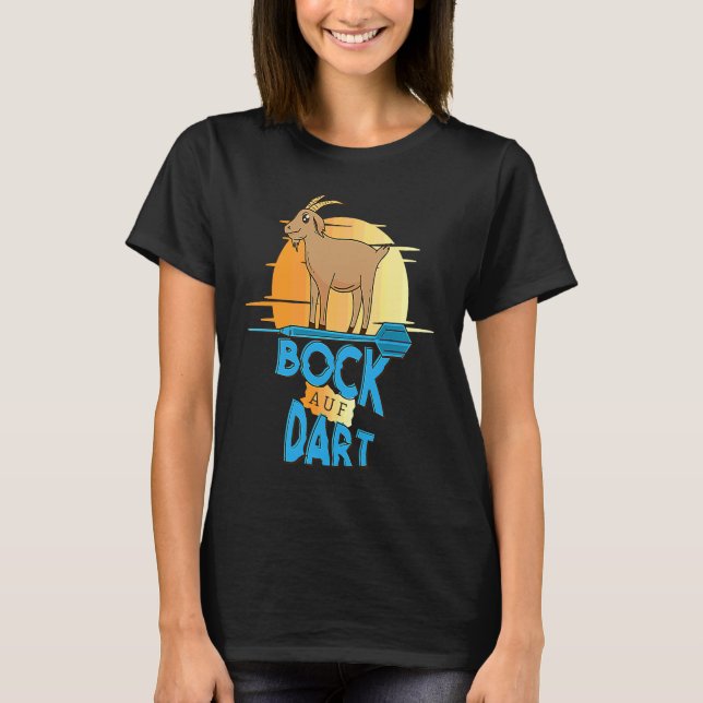 Camiseta Tener ganas de cabras dart (Anverso)