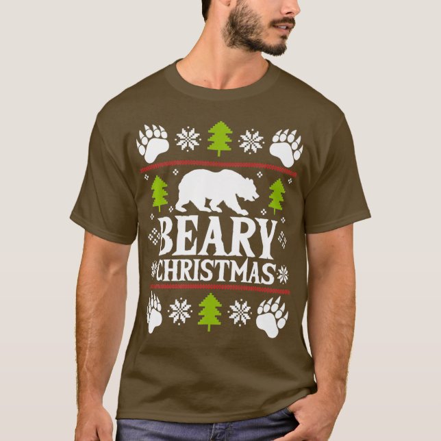 Camiseta Tener Navidades Beary - Festividades divertidas de (Anverso)