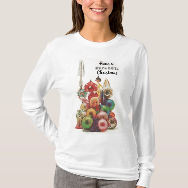 Camiseta Tener Navidades brillantes (Anverso)