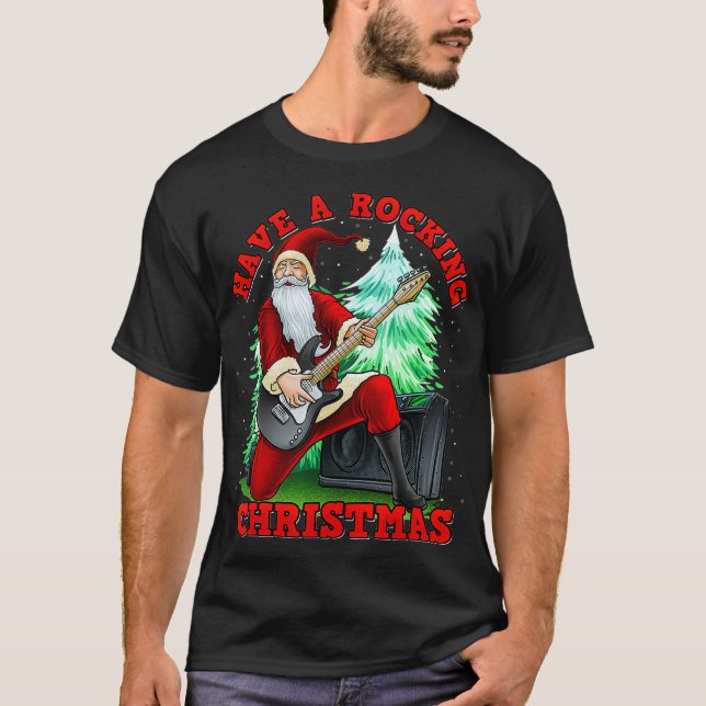 Camiseta Tener Navidades De Rocas Santa Claus (Anverso)