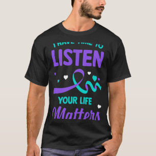 Camiseta Tener Tiempo Para Escuchar Conciencia Sobre La Sal