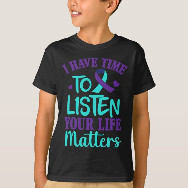 Camiseta Tener Tiempo Para Escuchar El Regalo De Conciencia (Anverso)