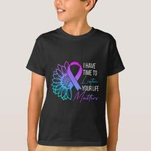 Camiseta Tener Tiempo Para Escuchar Los Awarenes Suicidas D