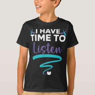 Camiseta Tener Tiempo Para Escuchar Sus Problemas De Vida, 