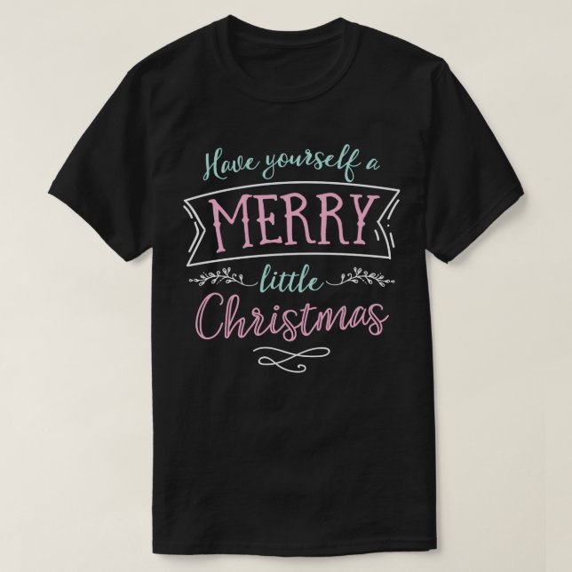 Camiseta Tener un buen regalo para Navidades pequeños (1) (Diseño del anverso)