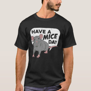 Camiseta Tener un día de ratones para un ratón flojo