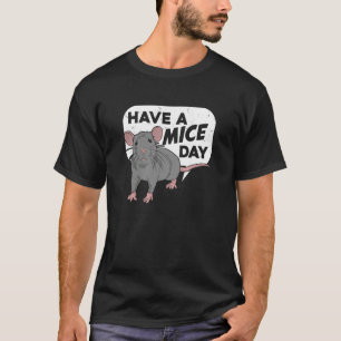 Camiseta Tener un día de ratones para un ratón flojo