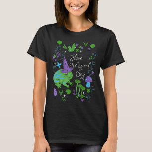 Camiseta Tener Un Día Magnífico Arte De Animales De Rana Es