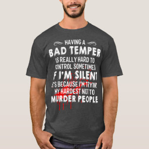 Camiseta Tener Un Mal Sentimiento Es Realmente Difícil De C